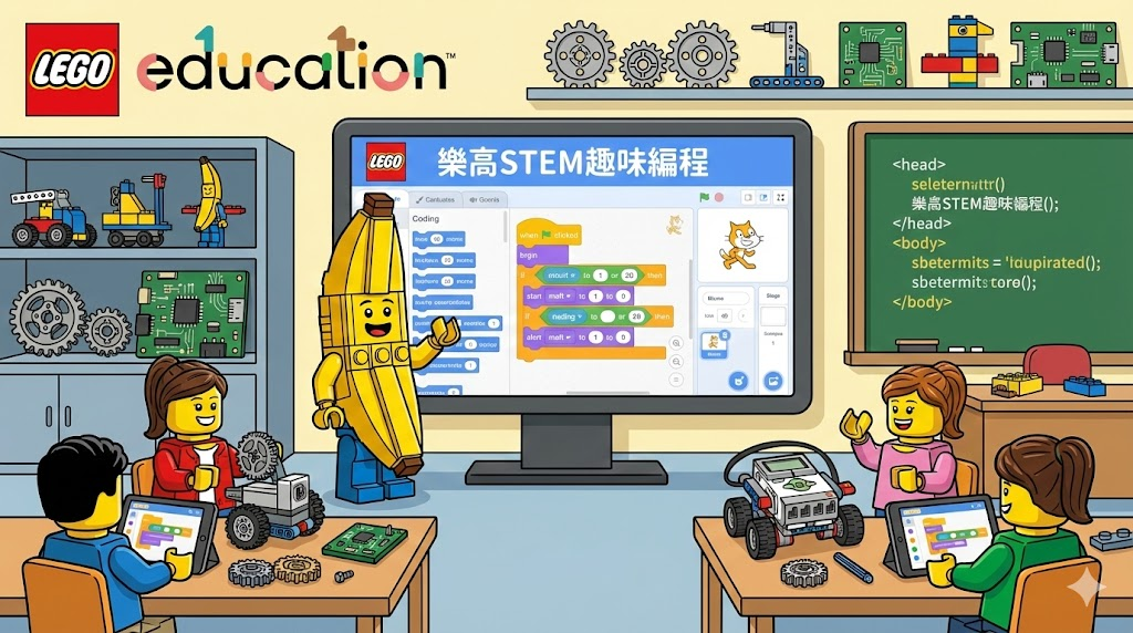 Lego STEM Robot Cartoon